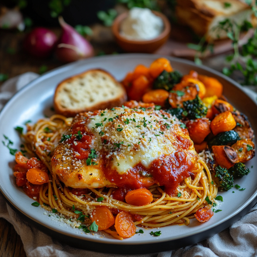 Baked Chicken Parmesan: The Ultimate Crispy, Cheesy, and Flavorful Recipe Guide 7 serving ideas for baked chicken parmesan with spaghetti