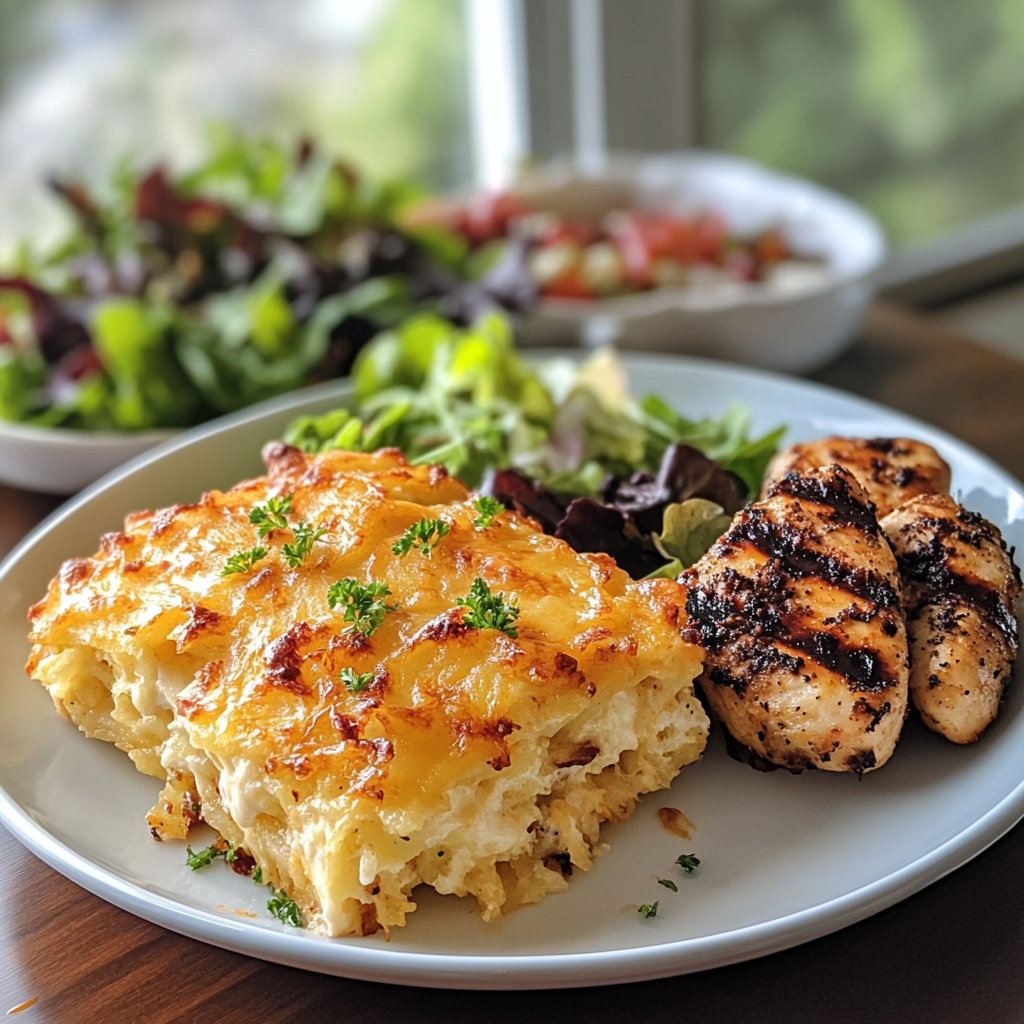 Healthier Cheesy Hashbrown Casserole – The Best Lightened-Up Comfort Food 7 Serving suggestions for healthier cheesy hashbrown casserole