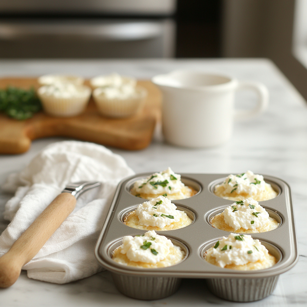 Preparing cottage cheese egg bites for weight loss