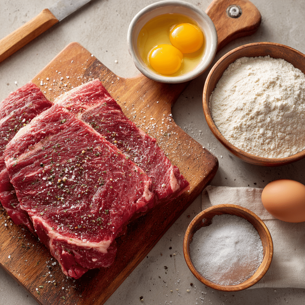 Wagyu Katsu Sandwich – The Ultimate Crispy & Juicy Japanese Treat 10 Wagyu beef ready for breading katsu