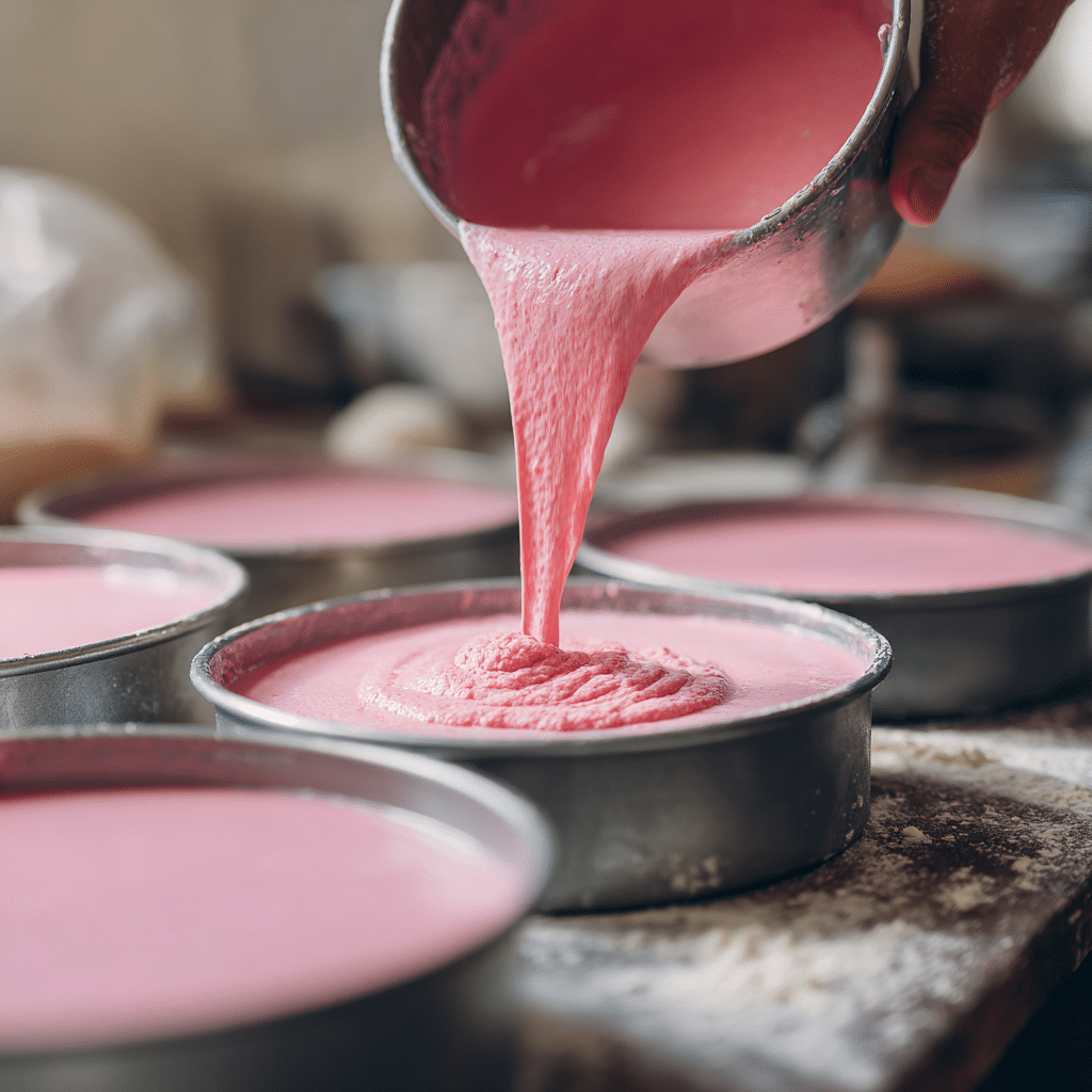 baking strawberries and cream cheesecake cake recipe