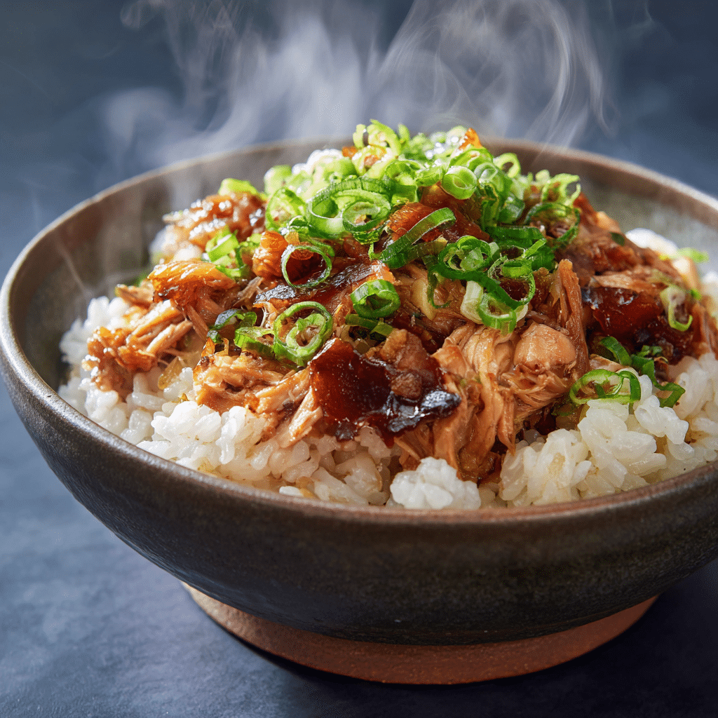 takikomi gohan chicken rice recipe card image