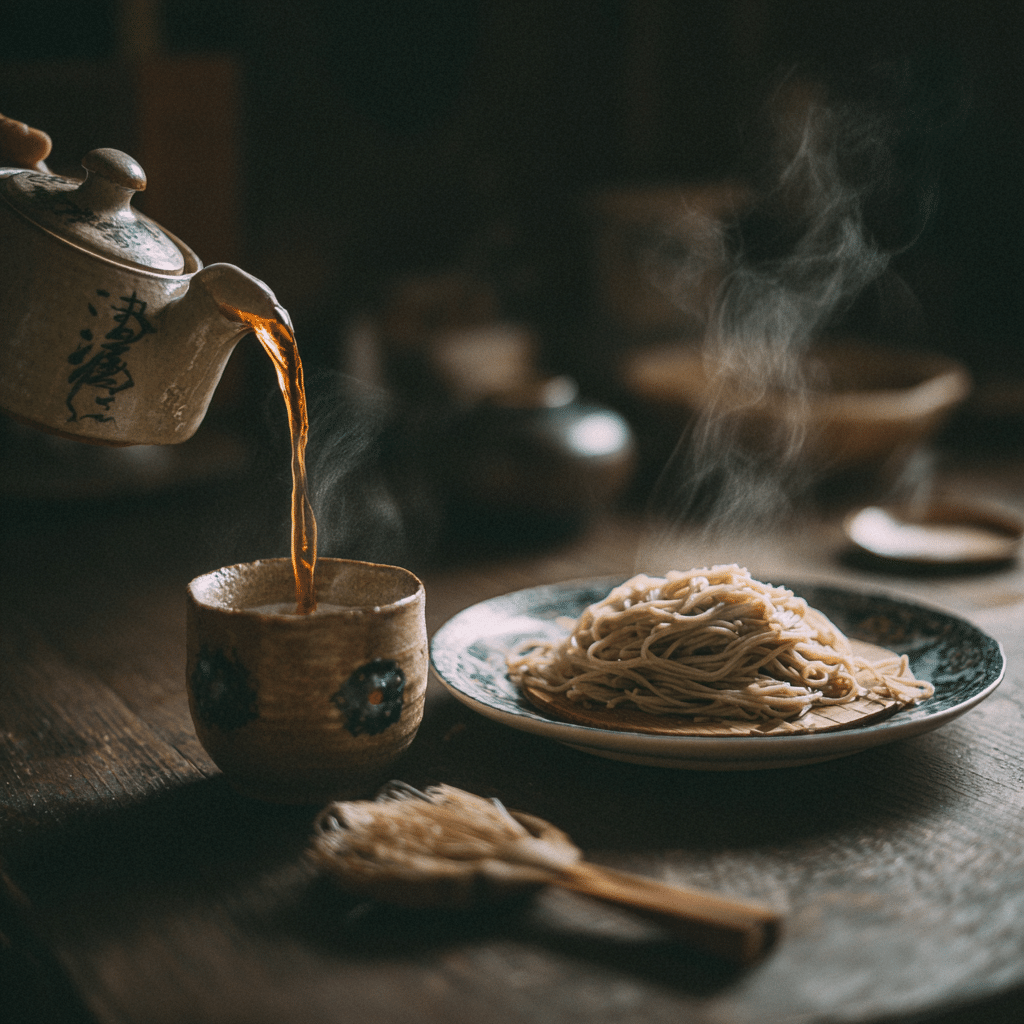 Diluting mentsuyu recipe Japanese noodle sauce for soba